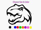 Tyrannosaurus Rex T Rex Tribal Dinosaur Decal Window Laptop Choose Size Color