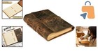 Vintage Leather Journal - 260 Lined Pages In Rustic Brown - Ideal Travel Diary