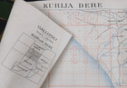 Original Ww1 Gallipoli Map  kurija Dere   anzac Cove  Hell Spit  Brighton Beach 