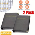 480pocket Folder Collection Holder Album World Coin Storage Book Large Capacity 