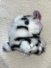 Swibco 1994 Puffkins Tasha The White Tiger 4  Plush Stuffed Animal With Tags 