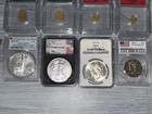 Gold And Silver Lot Ms70 Eagles  Peace Dollar And Fractional Gold
