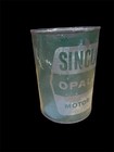 Rare Vintage Solid Green Sinclair Opaline 1 Quart Metal Oil Can Gas Station Sign