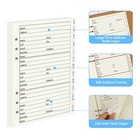 Address Book Refill Pages With Alphabetical Tabs  Large Print 600 Contacts Re