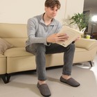 Mens Moccasin Slippers Warm Soft Memory Foam House Shoes Slip On Microsuede S   