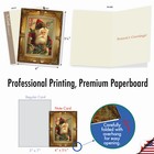 10 Assorted Merry Christmas Note Cards With Envelopes - Picture-perfect Santas