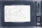Leslie Nielsen The Naked Gun Signed 5x7 Photo W  Handwritten Note Bas Slabbed