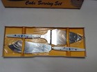 Vintage 2 Piece Cake Serving Set W  Box