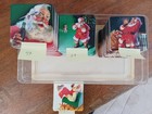 Coca Cola Coke Vintage Christmas Coasters Santa Claus Cork Backing Set Of 105