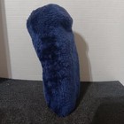  3 Golf Club Wood driver iron Blue Fuzzy Acrylic Head Cover 9 Inches Long