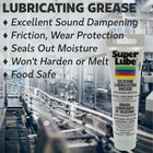 Super Lube 92003 Silicone Lubricating Grease With Ptfe  3 Oz Tube  Translucent