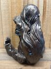 Mermaid Figurine Resin With Brushed Bronze Color Finish 7  X 7 