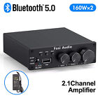 Fosi Audio Bl20c Bluetooth Home Audio Stereo Amplifier Receiver 2 1 Channel Amp