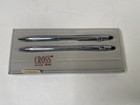 Vtg Cross Ballpoint Pen 0 5mm Pencil Set Lustrous Chrome 350105 New In Box Usa