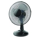  3 Pack  12  3-speed Oscillating Table Fan  Ft30-8mbb  New  Black