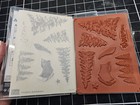 Stampin  Up  Peaceful Evergreens Stamp Set   Dies Trees Winter Christmas