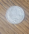 Uruguay 1 Centesimo   1924 Coin   Used But Nice Grades 
