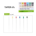 Azdent Puntas De Papel Endodoncia Dental 0 04 Taper 15 -40  100pcs pack