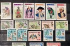 Dominica 1960s - 1970s 32 Stamps Collection Mnh  not Included Sheet 