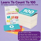 Number Flash Cards For Toddlers - Counting Flashcards Numbers 0     100