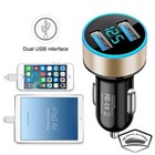 Durable 3 1a Usb Car Cigarette Charger Lighter Digital Led Light W o Voltmeter