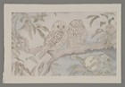 Toshi Yoshida Woodblock - Two Owls