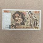          Eug  ne Delacroix 100 Francs Banknote France Currency Paper Money French