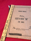 1950 Seeburg Select O Matic 100 Service Manual Book M100a Jukebox W Illustration