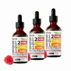  Vitamin B12 Liquid Supplement Drops With B6  B1  Niacin   Folate - Edib