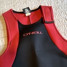 O neill Black red Sleeveless Shorty Wetsuit  Size L  mpn 7905 