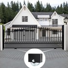 2 Sets 4  v-groove Slide Gate Wheel With Welded Bracket Box Heavy Duty Sliding I