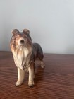 Vintage 1950s-60s Japan Rough Collie Dog Figurine 6  Hand-painted Ceramic