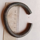Ancient Bronze Bracelet Artifact Heavy Celtic Viking Bangle Twisted Snake Heads