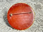Rare Vintage Bakelite Jewelry Rose Flower Brooch Pin Dark Red Mcm Art Deco 2 1 4