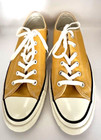 Converse All Star Shoes Chuck Taylor Low Top Canvas Sneakers Yellow M Size 8 w10