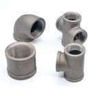 Black Malleable Cast Iron Pipe Fittings Bsp  steel Pipes 1 2  3 4  1  Bs En10242