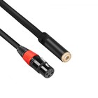 Xlr 3 Pins Female To 3 5mm  1 8   Trs Female Microphone Extension Adapter Cable 