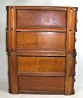 Antique Singer Treadle Sewing Machine 4-drawer Set With Hangers