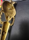 2 Vintage Bronze Candelabra Hollywood Regency 13    Brass Wall Sconces
