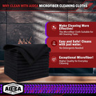 Microfiber Cleaning Cloths 20pk  Lint Free Dusting Rags 12  12  For Home   Cars