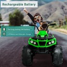 24v Kids Ride On Atv 6mph Electric Power Wheels Utv Quad Car 2 Speeds Bluetooth