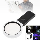 5x 25x Magnifying Glass With Light And Stand 8 Led Illuminated Magnifying Glass