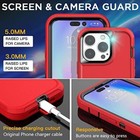 For Iphone 14 Plus 14 Pro Max Shockproof Defender Case Cover belt Holster Clip