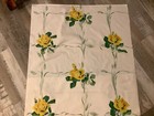Vintage Tablecloth Wilendur Yellow Rose  Runner