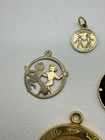Lot Of Vintage Zodiac Astrology Sign Pendant Charms  Gemini 4 