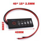 2x 1s Battery Level Indicator 18650 Lipo Li-ion Capacity Tester Meters 3 7v-4 2v