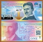 Lot Acc 5 X 1 Volt  2013  Promotional   Advertising Polymer  Nikola Tesla No S n
