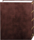 Magnetic Self-stick 3-ring Photo Album 100 Pages  50 Sheets   Brown