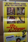 Original Movie Poster   the 7th Voyage Of Sinbad   1978  14 X 36 Insert R75