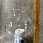 Vintage Blue Danube Japan Porcelain Candle Holder 9 75      Hurricane